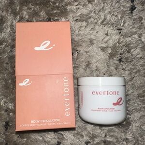 Body Exfoliator Coffee Scrub - White & Pink